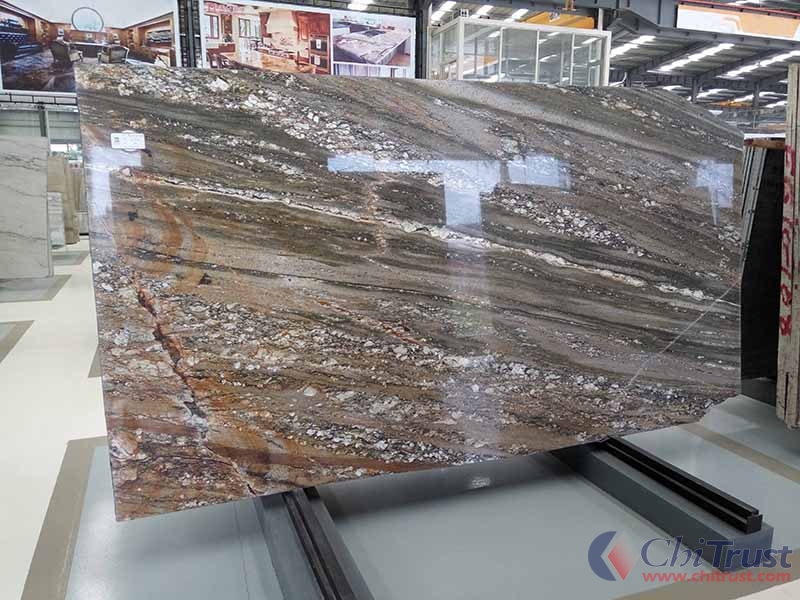 Popular Olympic River Granite Slab For Countertop